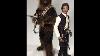 Hot Toys Star Wars Han Solo & Chewbacca 1/6 Scale Figure Set Force Awakens New